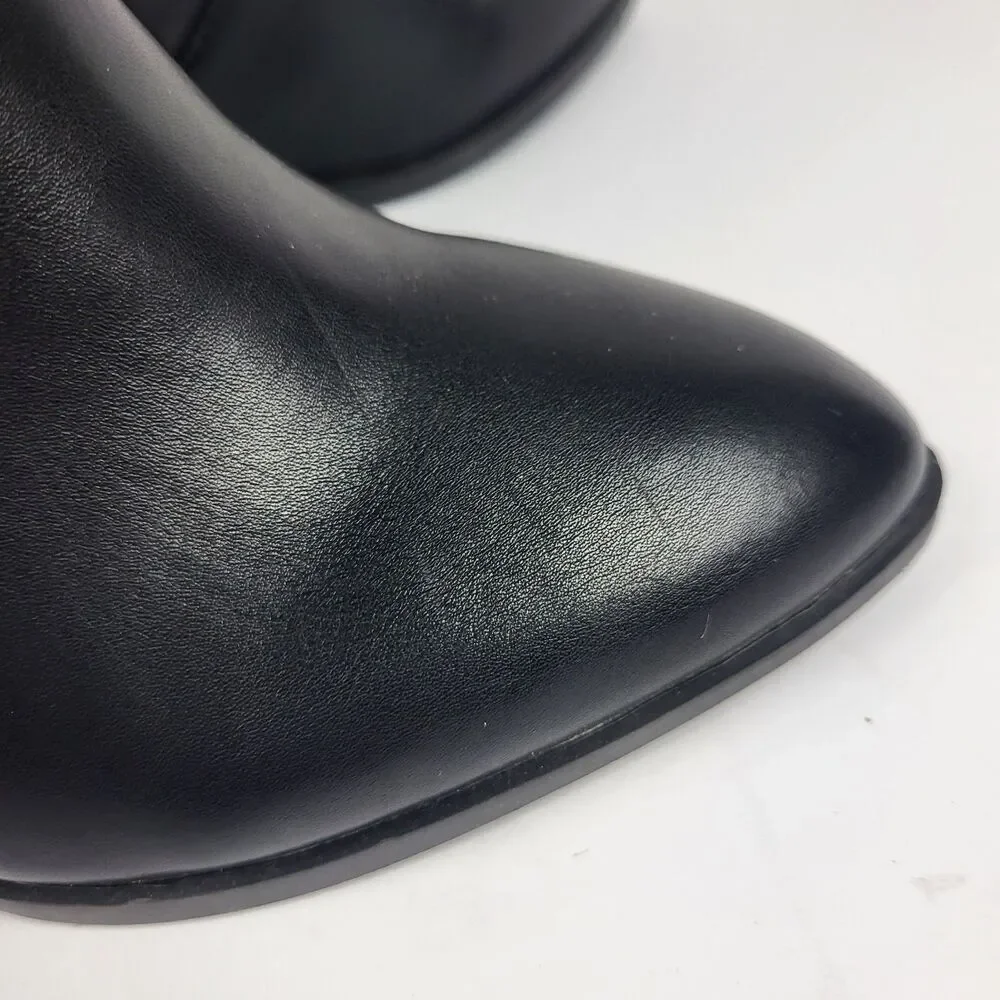 DV By Dolce Vita Women's Gollie Over The Knee Faux leather Boots Black Size 6